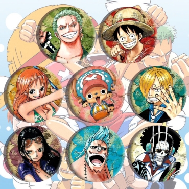 One Piece Badge - Straw Hat Crew - Varieties