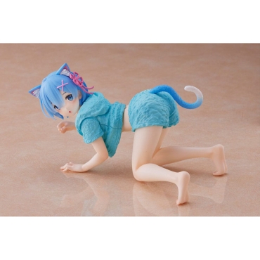 Re:Zero - Starting Life in Another World PVC Statue - Rem Cat Roomwear Version 13cm