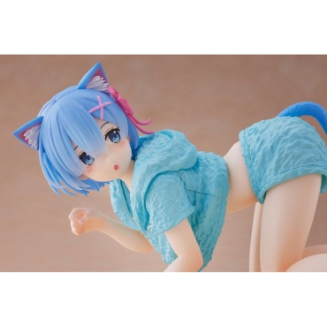 Re:Zero - Starting Life in Another World PVC Statue - Rem Cat Roomwear Version 13cm