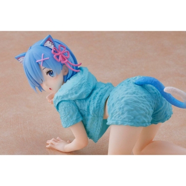 Re:Zero - Starting Life in Another World PVC Statue - Rem Cat Roomwear Version 13cm