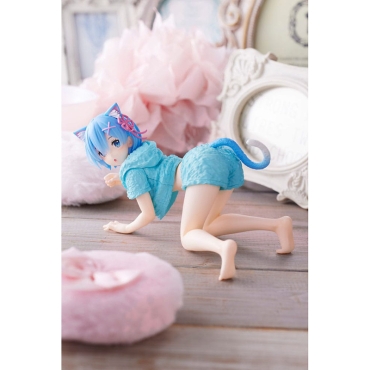Re:Zero - Starting Life in Another World PVC Statue - Rem Cat Roomwear Version 13cm