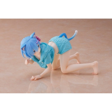 Re:Zero - Starting Life in Another World PVC Statue - Rem Cat Roomwear Version 13cm