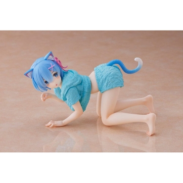 Re:Zero - Starting Life in Another World PVC Statue - Rem Cat Roomwear Version 13cm
