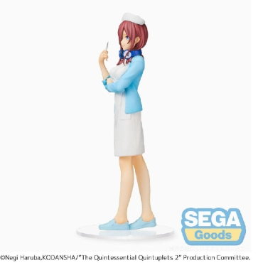 The Quintessential Quintuplets 2 SPM PVC Statue Miku Nakano Nurse Ver. 21 cm