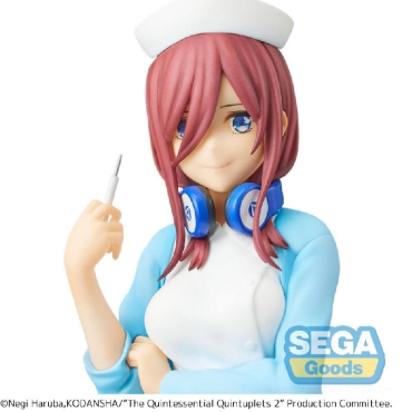 The Quintessential Quintuplets 2 SPM PVC Statue Miku Nakano Nurse Ver. 21 cm