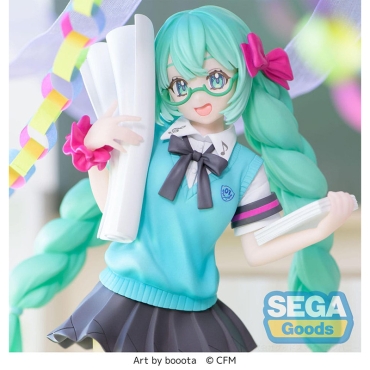 Hatsune Miku Luminasta PVC Statue - Hatsune Miku 16th Anniversary Booota Ver. 18 cm