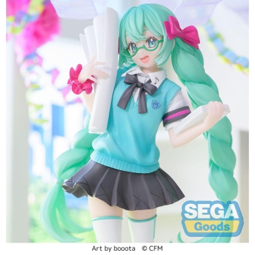 Hatsune Miku Luminasta PVC Statue - Hatsune Miku 16th Anniversary Booota Ver. 18 cm