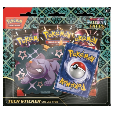 Pokemon TCG SV4.5 Scarlet & Violet Paldean Fates Tech Sticker Collection