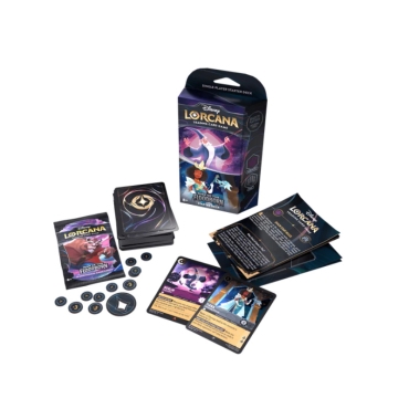 Disney Lorcana TCG Rise of the Floodborn Starter Deck - Merlin & Tiana (Amethyst/Steel)