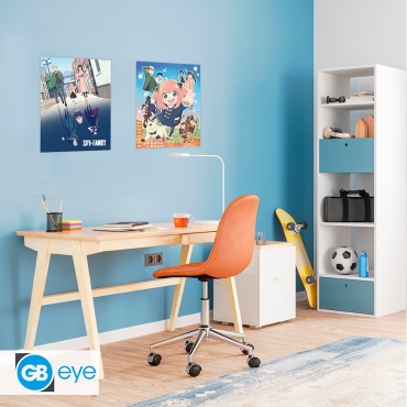 SPY X FAMILY - Set 2 Posters Chibi 52x38 - A double family