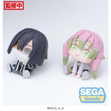 Demon Slayer: Kimetsu no Yaiba Chubby Collection PVC Statue - Mitsuri Kanroji & Obanai Iguro (EX) 6 cm - Varieties