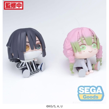 Demon Slayer: Kimetsu no Yaiba Chubby Collection PVC Statue - Mitsuri Kanroji & Obanai Iguro (EX) 6 cm - Varieties
