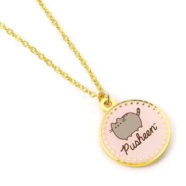 Pusheen Pendant & Necklace Pink Name
