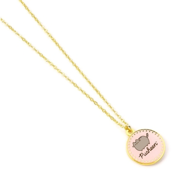 Pusheen Pendant & Necklace Pink Name
