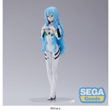 Evangelion: 3.0+1.0 Thrice Upon a Time SPM PVC Statue - Rei Ayanami Long Hair Ver. (re-run) 21 cm