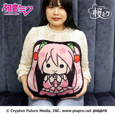 Hatsune Miku 2D Plush Figure Sakura Miku 34 cm