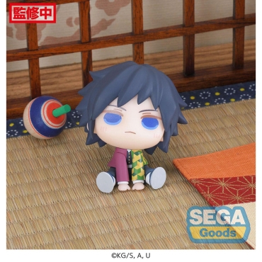 Demon Slayer: Kimetsu no Yaiba Chubby Collection PVC Statue - Shinobu Kocho & Giyu Tomioka (EX) 6 cm- Varieties