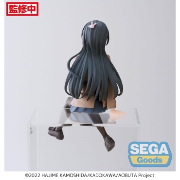Rascal Does Not Dream of a Knapsack Kid PM Perching PVC Statue - Mai Sakurajima 14 cm