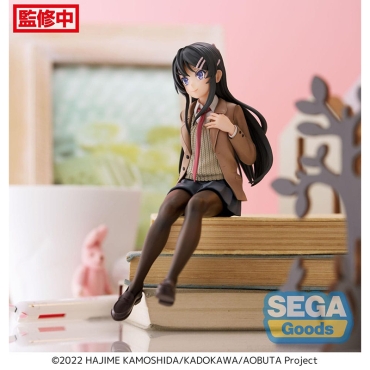 Rascal Does Not Dream of a Knapsack Kid PM Perching PVC Statue - Mai Sakurajima 14 cm