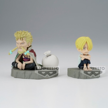 One Piece Log Stories Sanji & Zeff figure 6cm