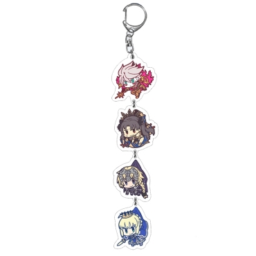 Fate/Grand Order Acrylic Keychain - Karna, Ishtar, Ruler & Artoria Pendragon