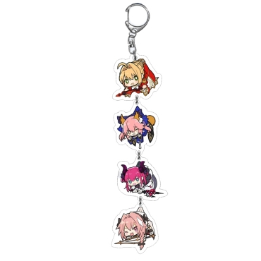 Fate/Grand Order Acrylic Keychain - Nero, Tamamo no Mae, Elizabeth Báthory & Astolfo