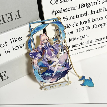 Genshin Impact Metal Bookmark - Sangonomiya Kokomi
