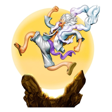 One Piece Petitrama PVC Mini Statue Logbox Re Birth Gear Fifth Special Set 9 cm