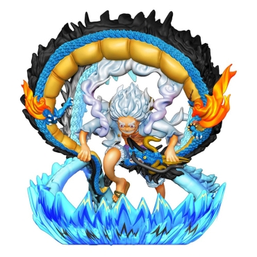 One Piece Petitrama PVC Mini Statue Logbox Re Birth Gear Fifth Special Set 9 cm