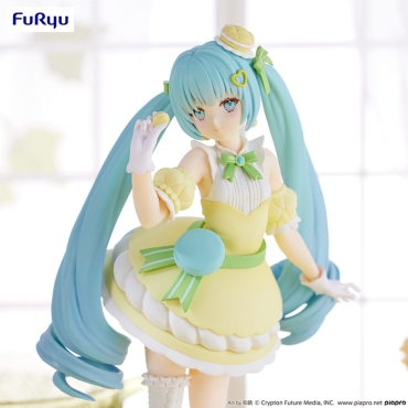 Hatsune Miku Exceed Creative PVC Statue - SweetSweets Series Macaroon Citron Color Ver. 22 cm