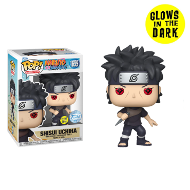 Naruto Pop! Animation Vinyl Figure Shisui Uchiha with Kunai (Glows in the Dark) (Special Edition) #1659