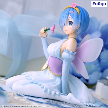 Re:Zero Starting Life in Another World Noodle Stopper PVC Statue - Rem Flower Fairy 9 cm