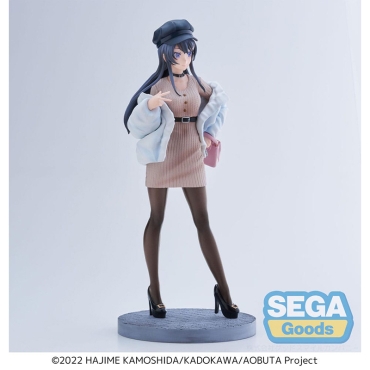 Rascal Does Not Dream of a Bunny Girl Senpai Luminasta PVC Statue - Mai Sakurajima Casual Clothes Ver. 21 cm