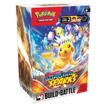 PRE-ORDER: Pokemon TCG Scarlet & Violet 8 Surging Sparks - Build & Battle Box