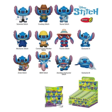 Lilo & Stitch PVC Bag Clips - Stitch Series 6