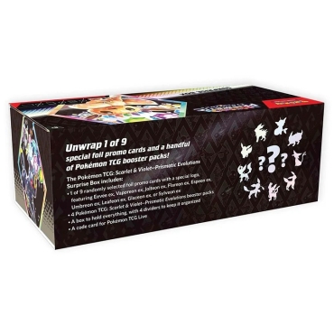 PRE-ORDER: Pokemon TCG Scarlet & Violet 8.5 Prismatic Evolutions - Surprise Box