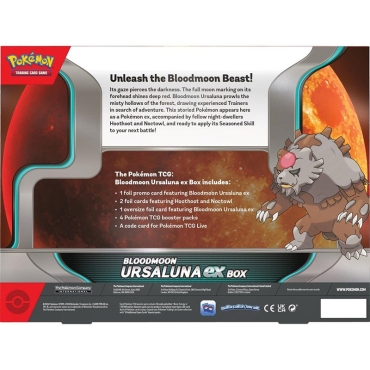 Pokemon TCG - Bloodmoon Ursaluna November Ex Box