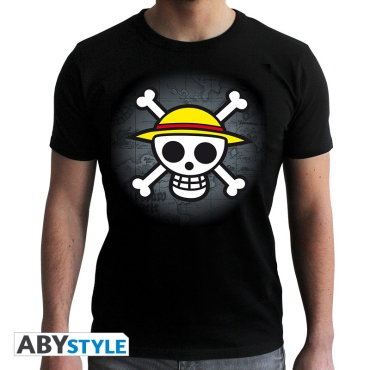ONE PIECE - Tshirt "Skull with map"