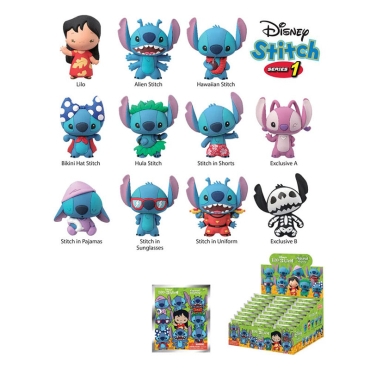 Lilo & Stitch 3D PVC Bag Clips Series 1