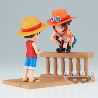 One Piece Log Stories Monkey D. Luffy & Portgas D. Ace  Figure 8cm