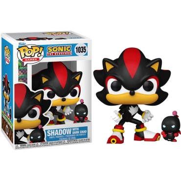 Sonic The Hedgehog POP & Buddy! Vinyl Figure Shadow w/ Dark Chao #1035