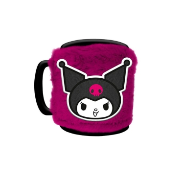 Hello Kitty Kuromi Mug with teddy bear cover 440ml