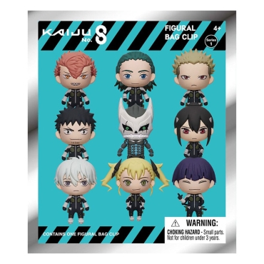 Kaiju No. 8 Charm 3D PVC Bag Clips Series 1