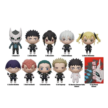 Kaiju No. 8 Charm 3D PVC Bag Clips Series 1