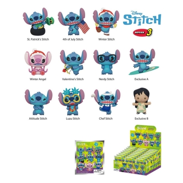 Lilo & Stitch 3D PVC Bag Clips Series 3
