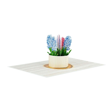 Kiriori POP 3D Greeting Card - Hyacinth