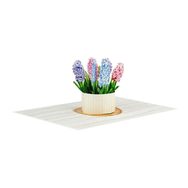 Kiriori POP 3D Greeting Card - Hyacinth