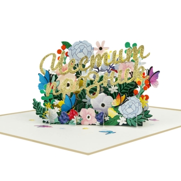 Kiriori POP 3D Greeting Card - Happy Holiday