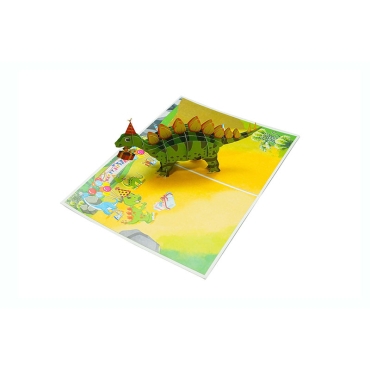 Kiriori POP 3D Greeting Card - Dinosaur
