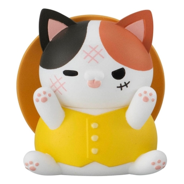 One Piece Mega Cat Project Trading Figure NyanPieceNyan! Luffy & Paramount War of Marineford Ver. 3 cm